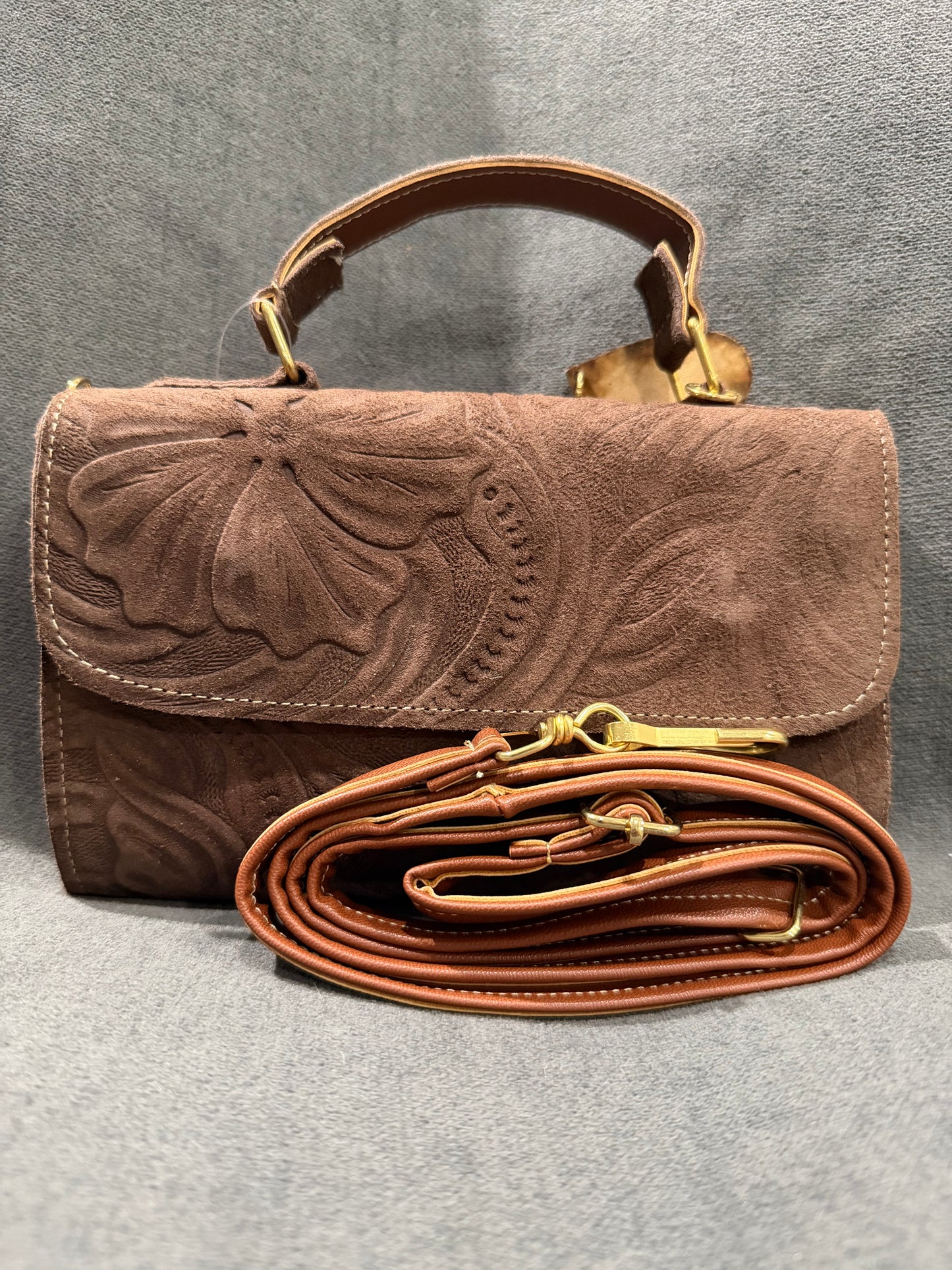 Artisanal Brown Handbag