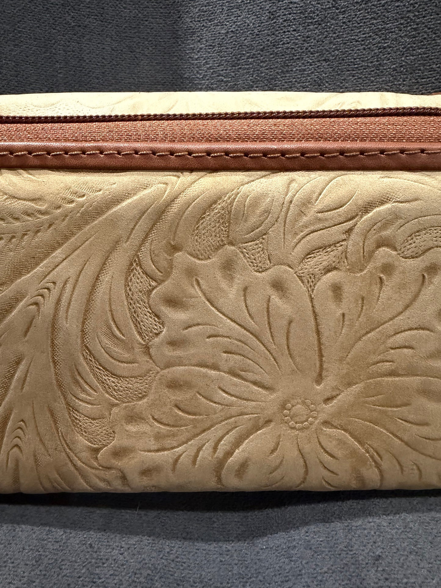 Embossed Leather Wallet
