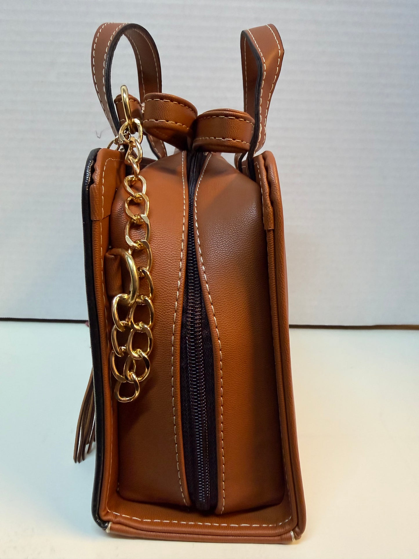 Artesanal Vegan Leather Crossbody Green