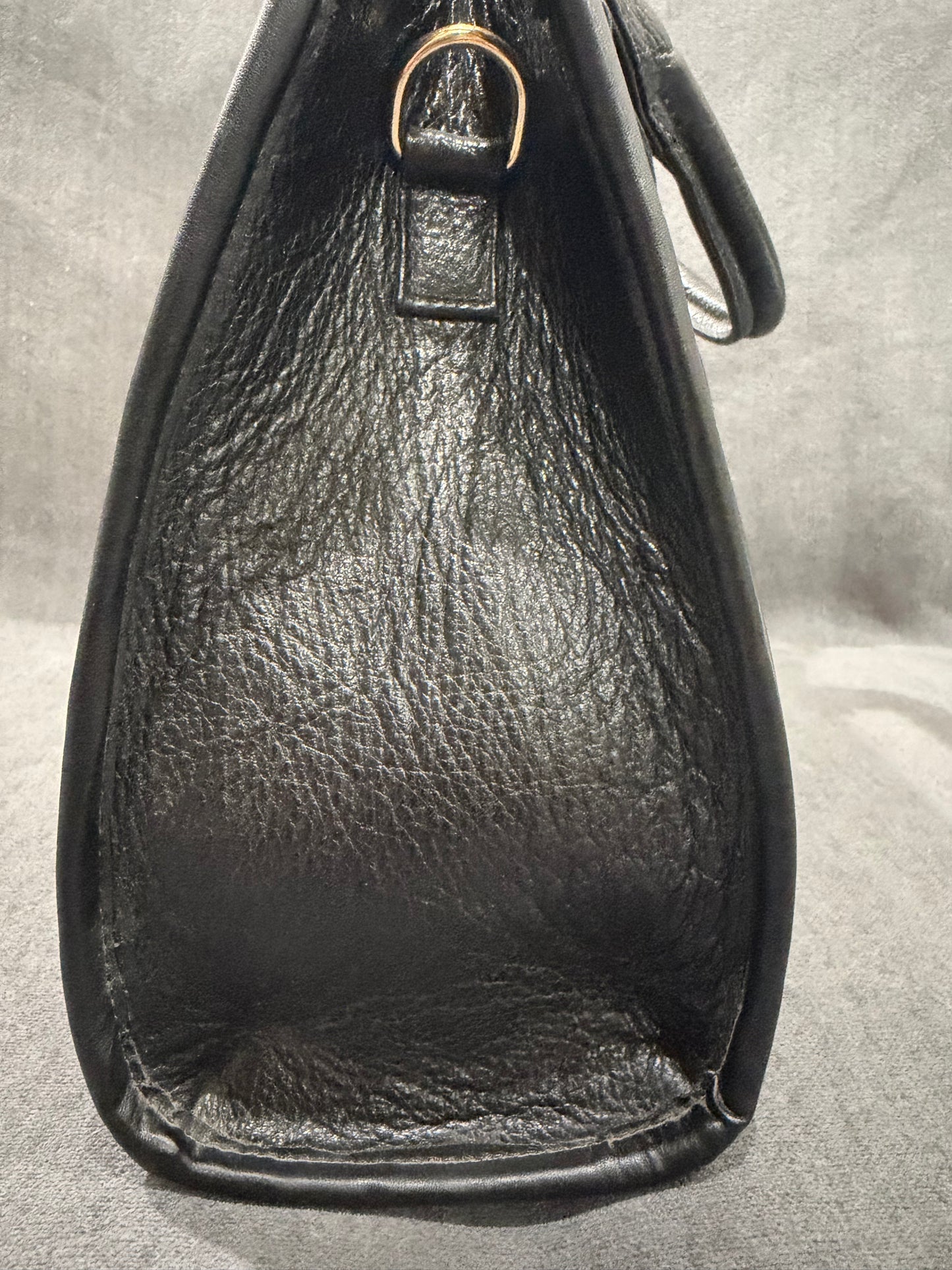 Floral Leather Handbag with Tassel