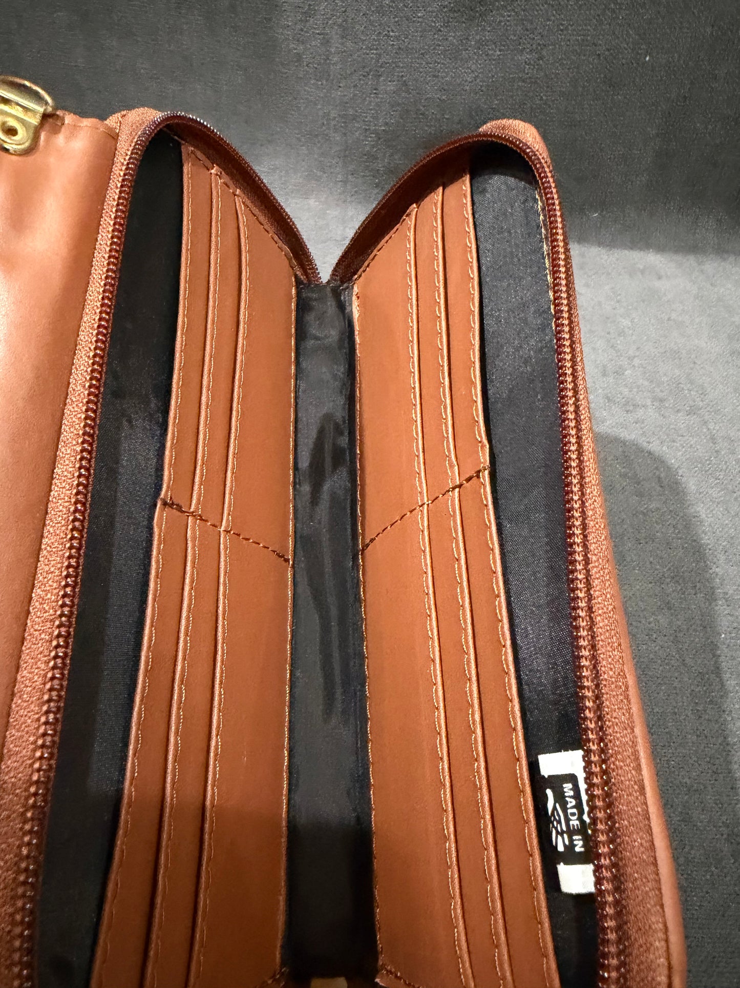 Embossed Leather Wallet