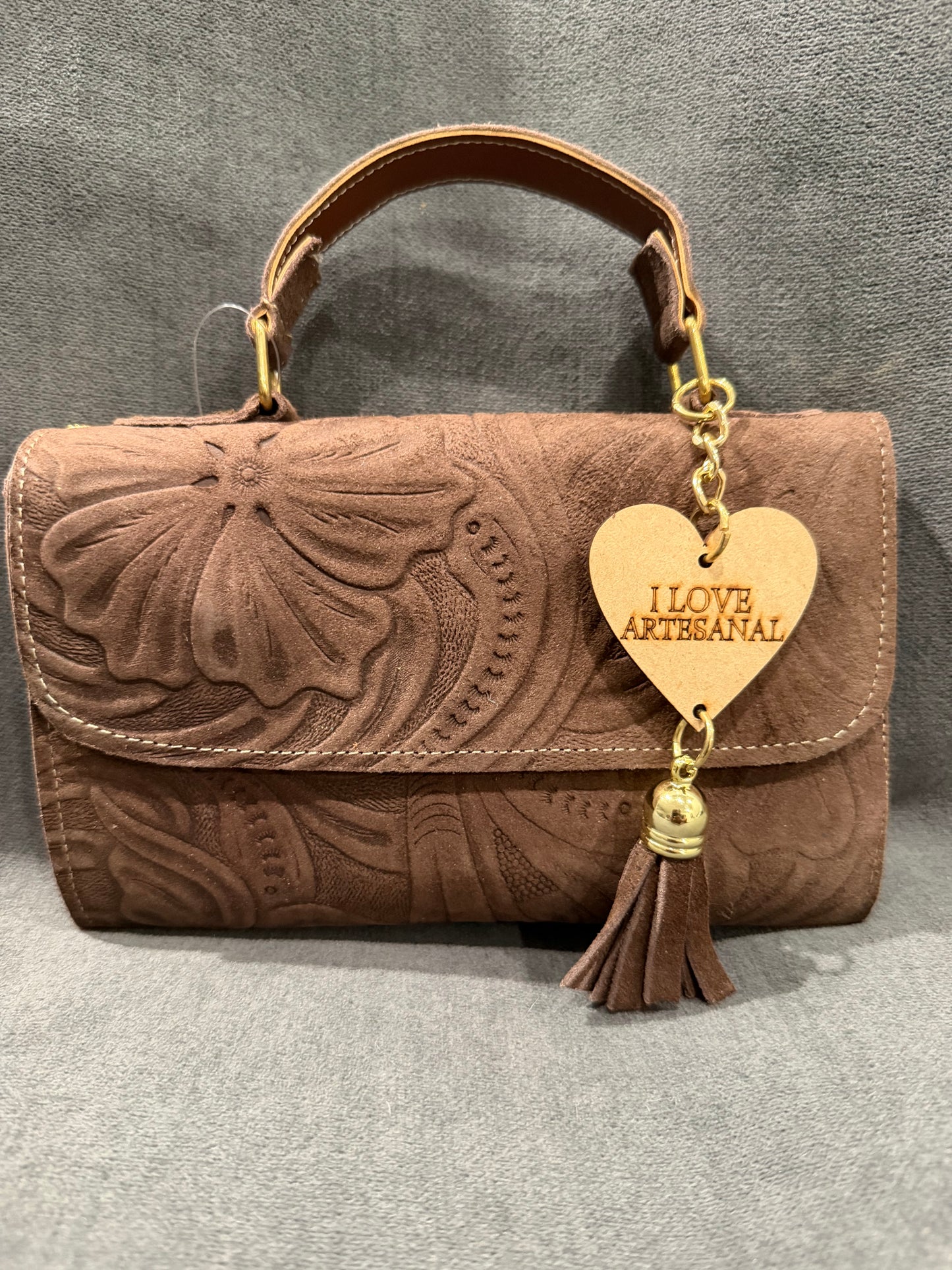 Artisanal Brown Handbag